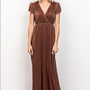Baltic Born Athena Pleated Maxi Dress